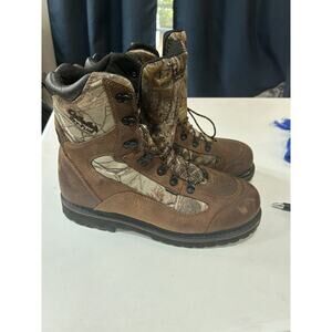 Cabela's Dry-Plus Men's Size 12 E Hunting Boots Brown Leather Thinsulate 81-4118